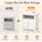  2 Drawers Solid Wood Construction Nightstand With Storage and Open Shelf, Built-In 2 Power Outlets, 1 USB Port, And 1 Type C Port-2133262758