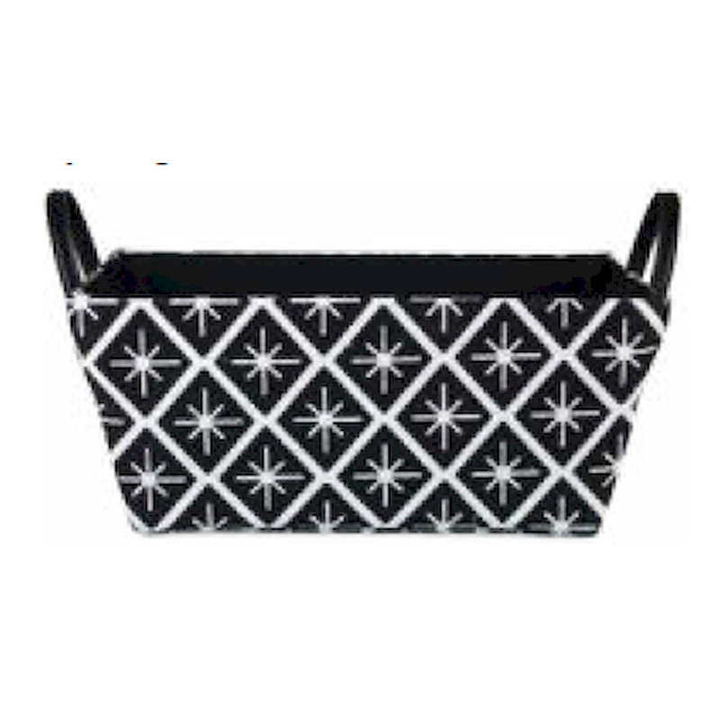 Panier rectangulaire en tissu Starry Night, H 5 p ox l 11,38 po x P 8 po