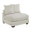 Ensemble de canapé modulaire contemporain 4 pièces beige en velours côtelé LAF & RAF