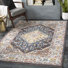 Ivory/Charcoal/Dark Blue/Gray/Ice Blue/Mustard/Rust/Taupe