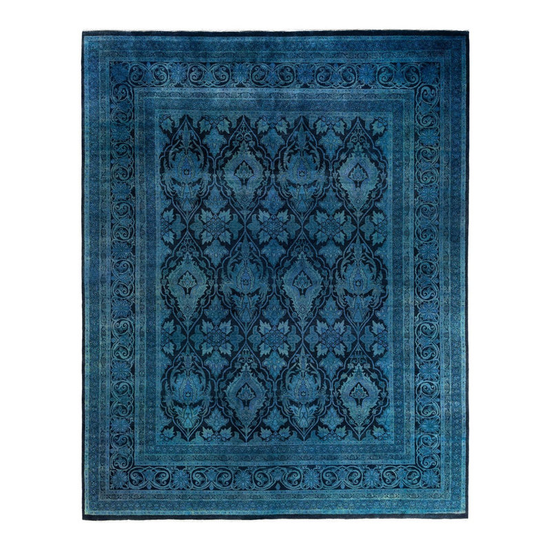 Vickye One-of-a-Kind 7' 10" x 9' 10" Hand Knotted Area Rug