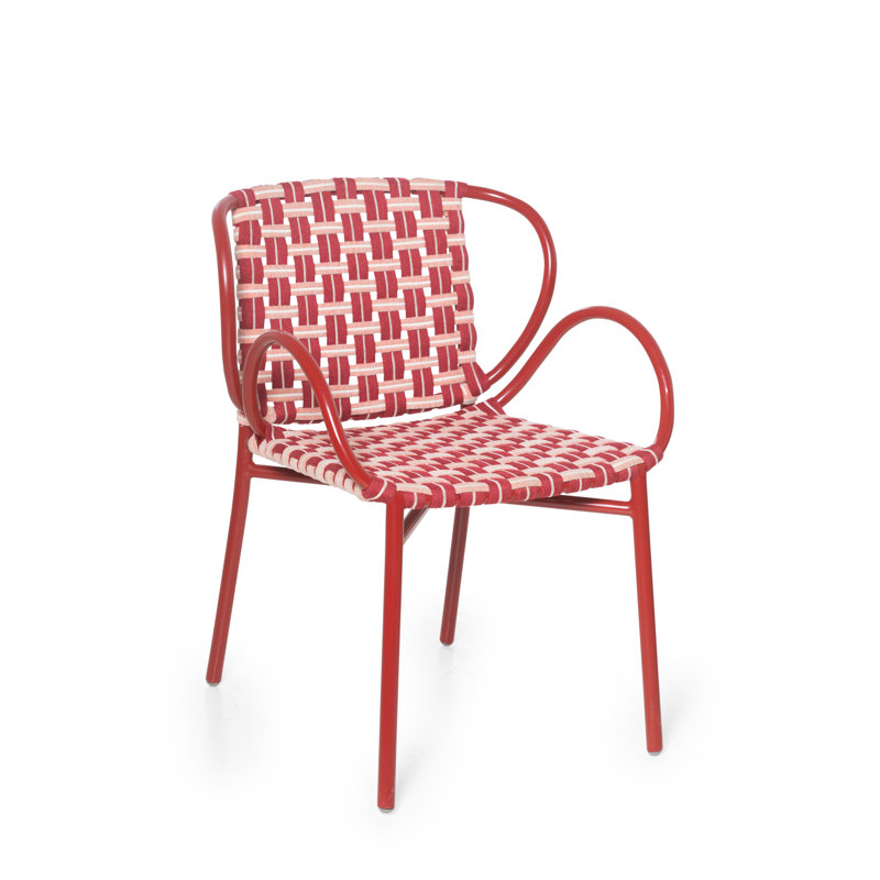 Armchair, Bright Red/Hampton Ruby/Platform Coral