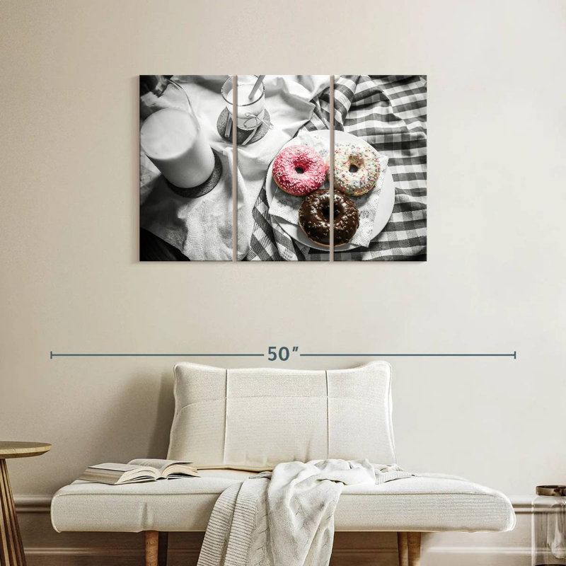 Yarlin Doughnuts, 24" H x 38" W