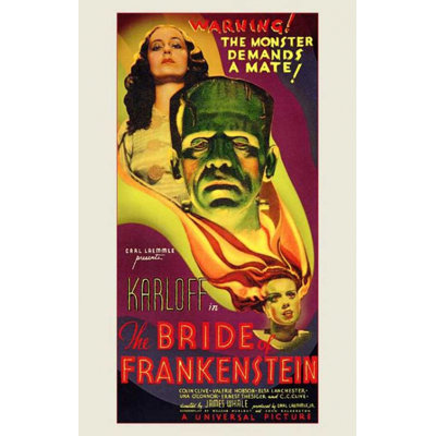 Pop Culture Graphics " The Bride Of Frankenstein Movie Poster "