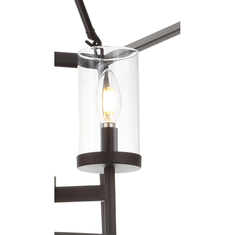 Luminaire suspendu carré à 4 lumières Powell