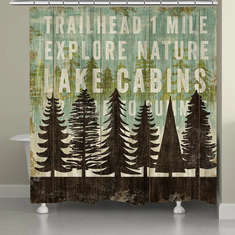 Rideau de douche Explore The Trails