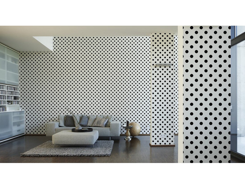 Rouleau de papier peint pois à points l 33' x l 21' i Kroll