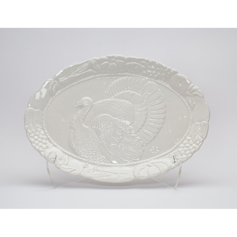 Plateau en porcelaine Cosmos