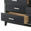 Commode double 6 tiroirs l 63 po
