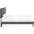 Modway Camille Fabric Platform Bed with Squared Tapered Legs-79311391-79311362