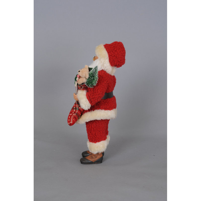 Christmas Surprise Santa Figurine