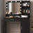 Rhett Makeup Vanity with Mirror, LED Lighting & Spacious Storage-580714971