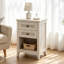 Table de chevet Boho Farmhouse
