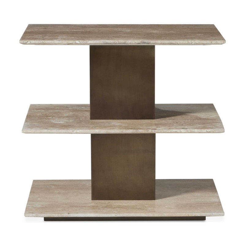 Uttermost Travertini 3 Tiered Accent Table