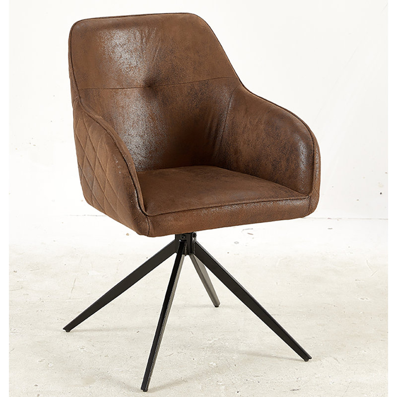 Fauteuil pivotant rembourré Thekla