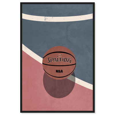 Zone de basketball - Peinture sur toile