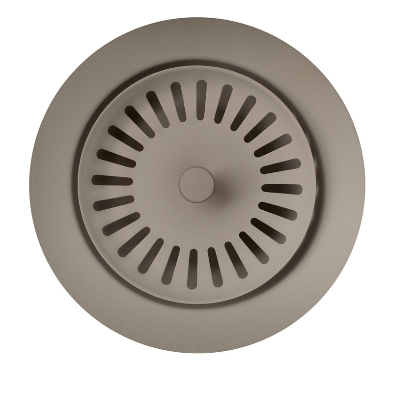 SILGRANIT-Matched Metal Disposal Waste Flange, Truffle