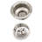 Kitchen Sink Basket Strainer for Drain - 2-Pack-21699063
