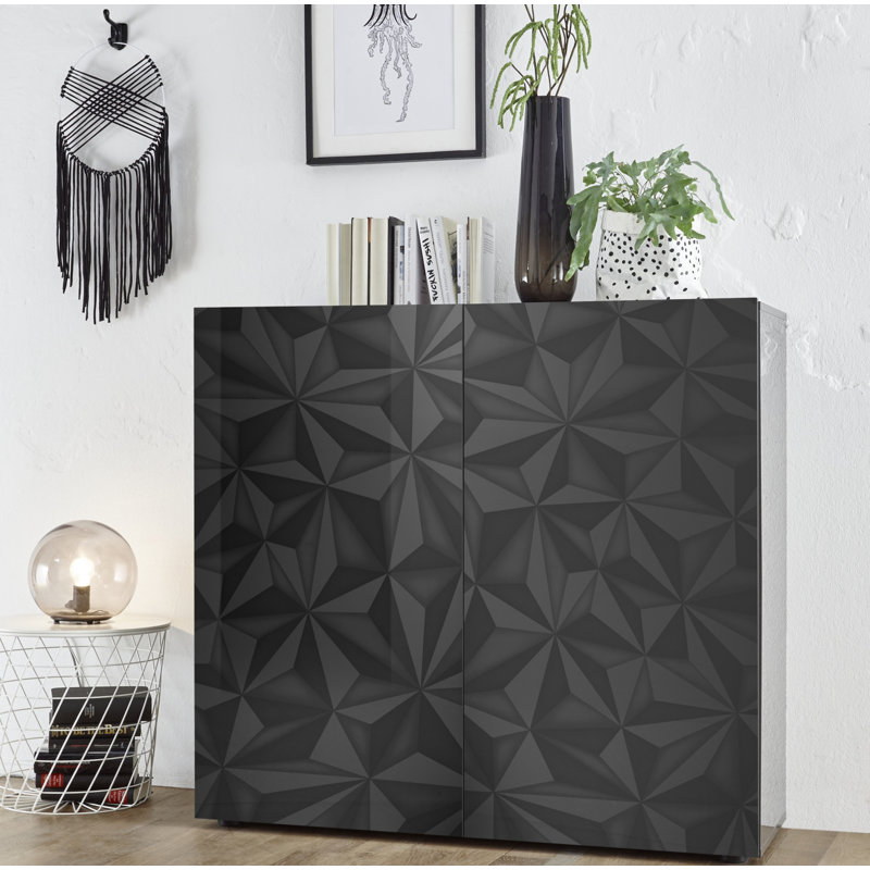 Bromborough 120cm Sideboard, Dark Grey
