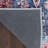 Machine Washable Persian Blue Brick Area Rug-1500829672