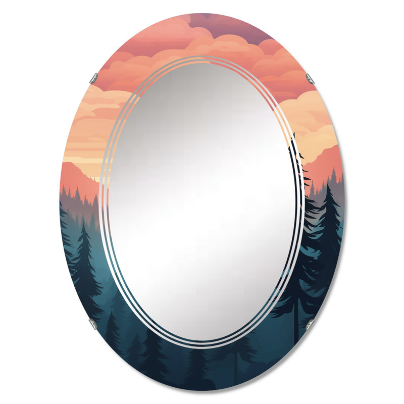 Miroir mural Zurina, 30 po x 20 po