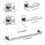 ANZZI 5-Piece Matte Black Bathroom Accessories Set-112454855