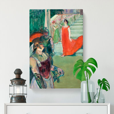 The Opera by Henri De Toulouse-Lautrec - Wrapped Canvas Painting