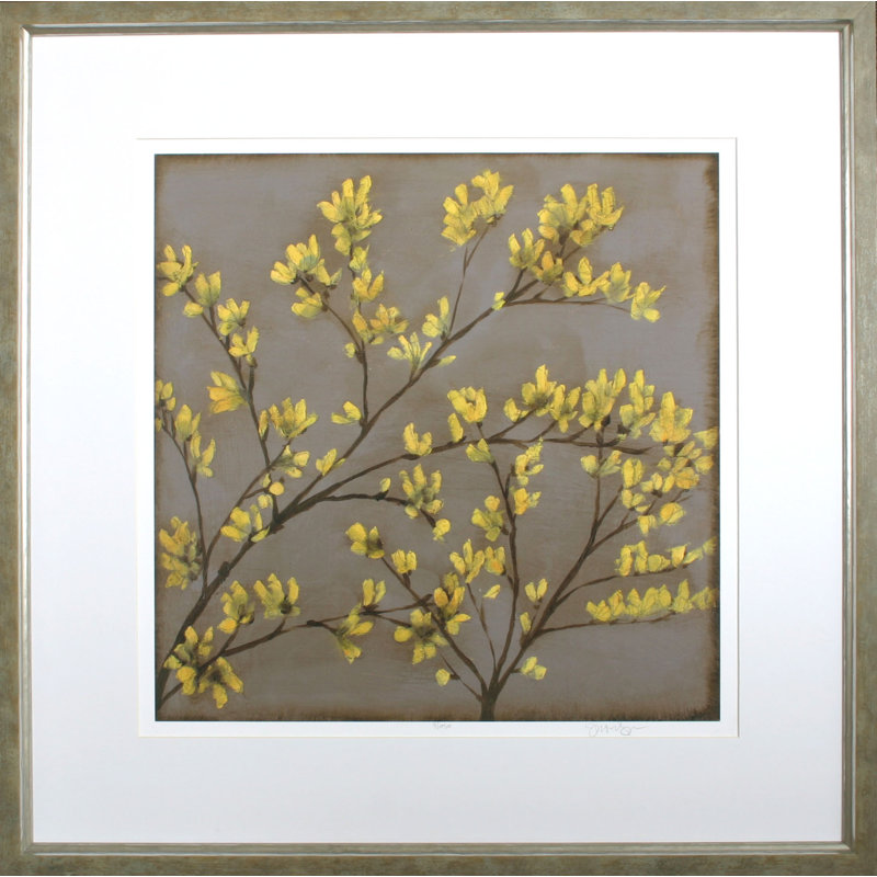 Forsythia I Print by Goldberger