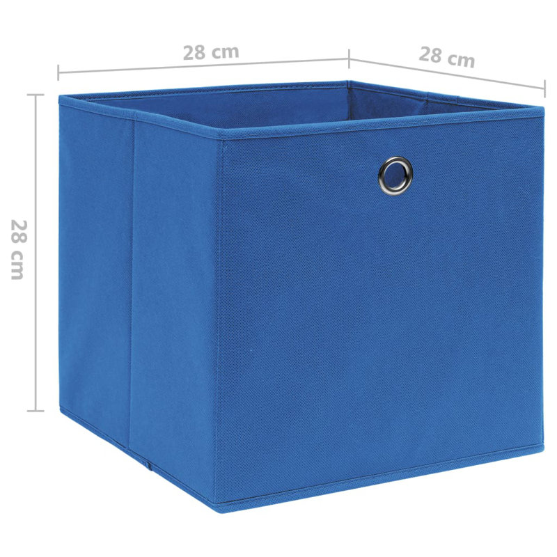 Rebrilliant Fabric Decorative Bin, Navy