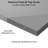 3 Inch Gel Memory Foam Mattress Topper, Ventilated High Density Pad For Back Pain, Bed Topper With Removable Soft Cover, Certipur-Us Certified,Grey-81205673
