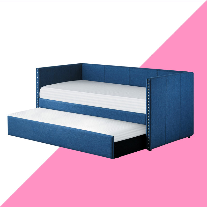 Yelton Daybed with Trundle, Blue