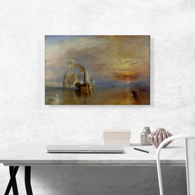 " The Fighting Temeraire 1839 " by J. M. W. Turner Painting Print