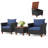 Joudy 2 - Person Patio Conversation Set with Cushions