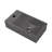 Lisse 16" Concrete Rectangle Wall-Mounted Sink With Left Side Faucet Mount In Matte Dark Gray