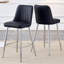 Tabouret de bar moderne en polyuréthane - Pieds en métal avec renforcement croisé-107226962