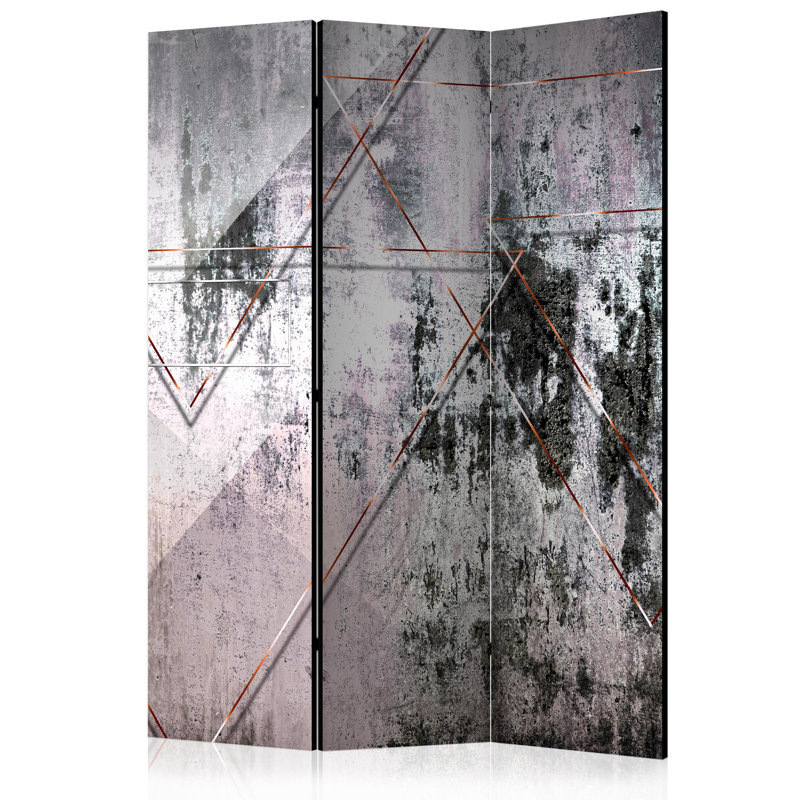 Gopesh 135cm W x 172cm H 3 - Panel Solid Wood Folding Room Divider