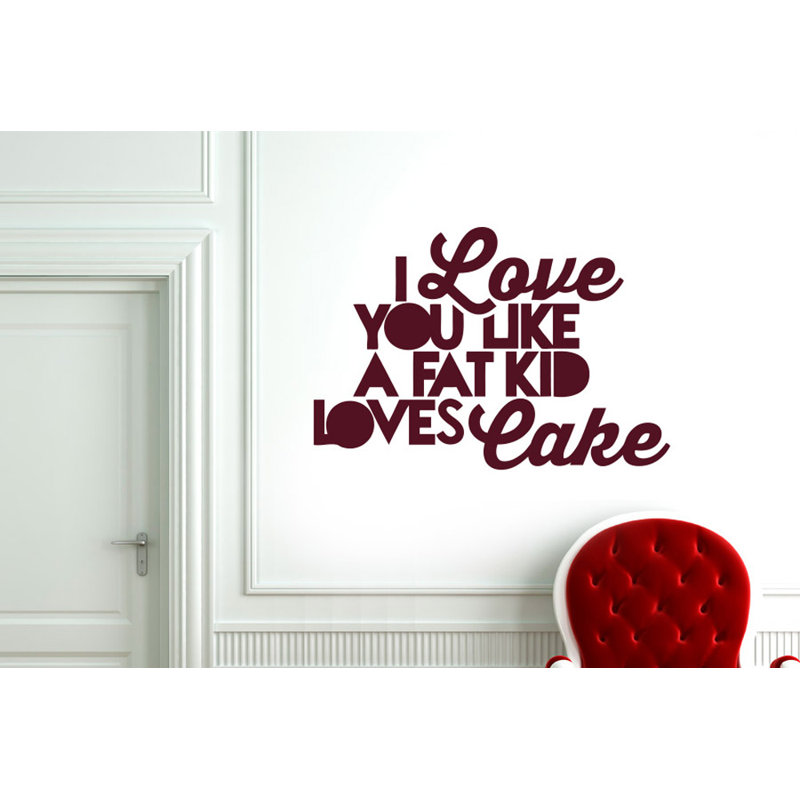 Non-Wall Damaging Wall Decal, Burgundy, Large