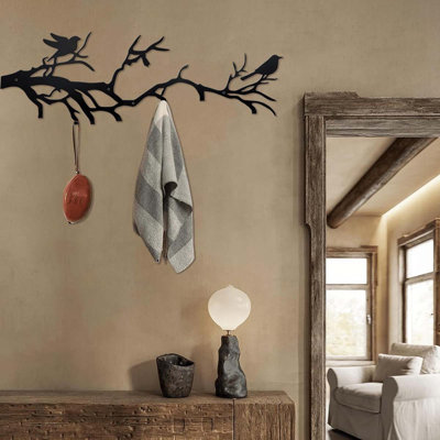 Lark Manor™ Tree Branch Wall Decor, Wall Mounted Coat Rack An
