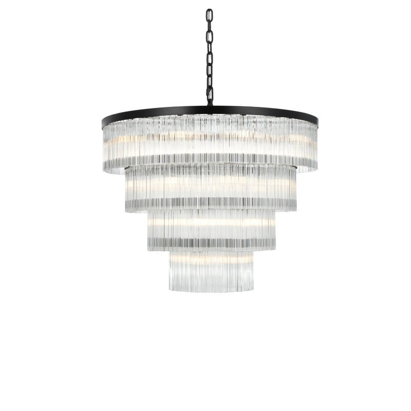 Lustre Lu 40 pouces , Noir, noir, noir, noir