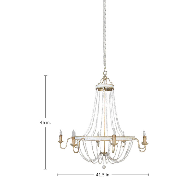 Corinna 8-Light Candle Style Empire Chandelier