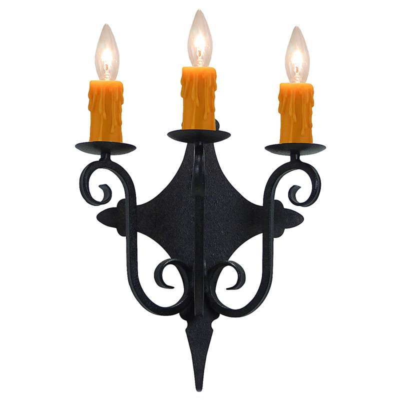 Angelique 3 - Light Candle Wall Light