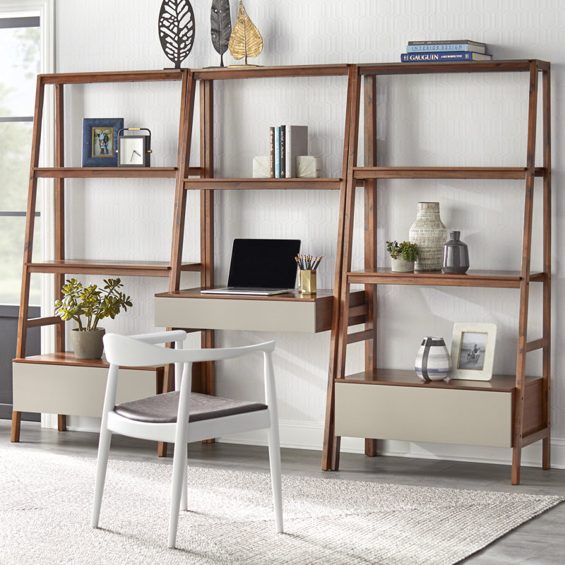 Heyward Solid Wood Base Leaning / Ladder Desk