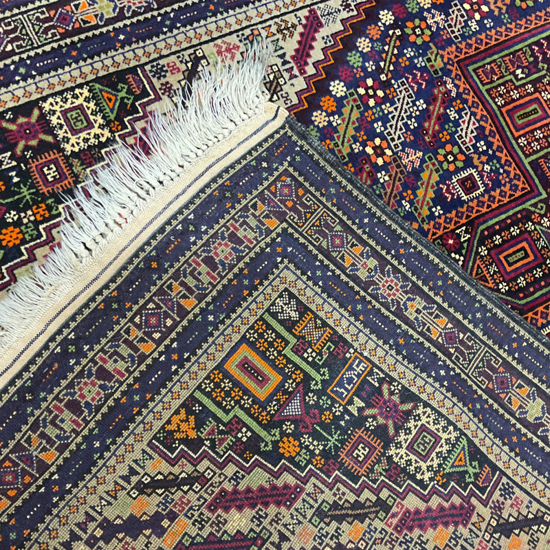  Tapis en laine Balouchi fait à la main