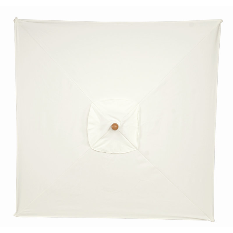 72" Square Market SunbUmbrella, White Performance