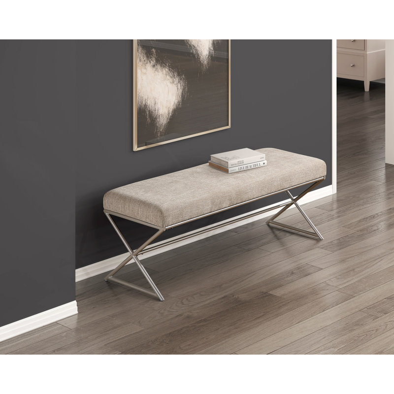 Banc contemporain rembourré