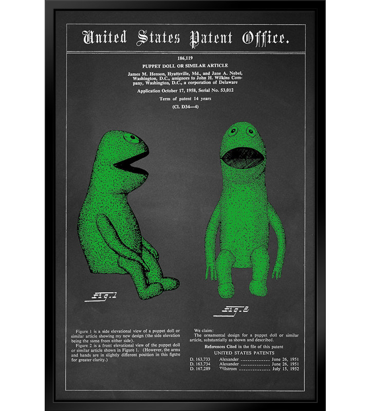 Kermit la grenouille par Stanley Print House - on, H 14 po x l 11 po x P 2 po