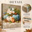 «Pastel Pumpkins and Blossoms», art mural sur toile tendue-943218829