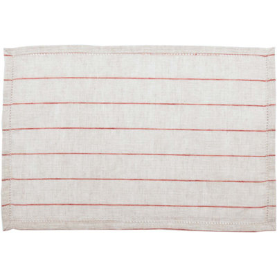 Ensemble de napperons en lin 6 pièces Inloes