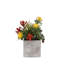 Faux Floral Arrangement in Pot