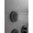 Matte Black Shower With Brass Valve Trim And Options In Sprays-121169458